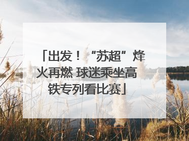 出发！“苏超”烽火再燃 球迷乘坐高铁专列看比赛